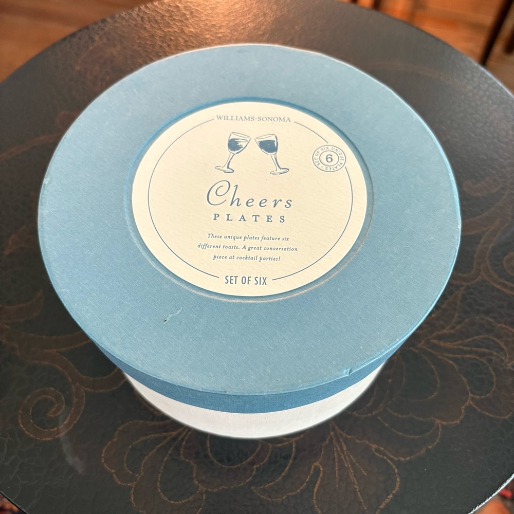 Williams-Sonoma Cheers Plates set of 6